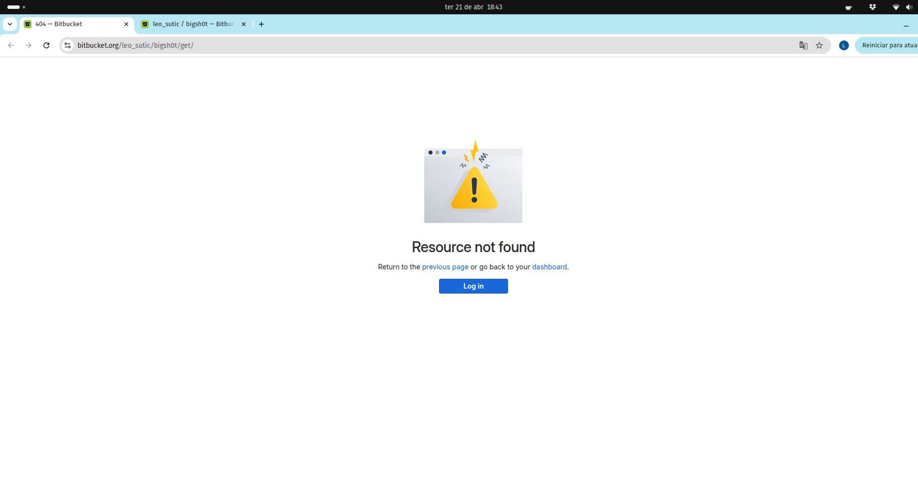 Craft - Link quebrado pro repositório do bigSh0t
